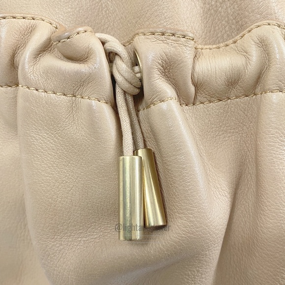 Donna Karen Collection Leather Bag - Cream Vintage - Picture 3 of 14